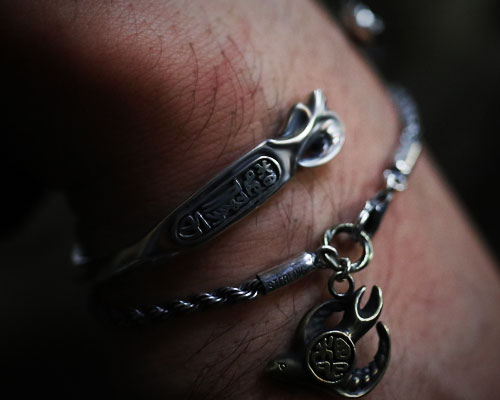 "Imagination" Bangle-SILVER