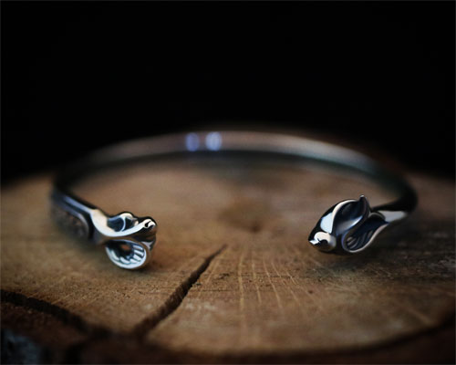 "Imagination" Bangle-SILVER