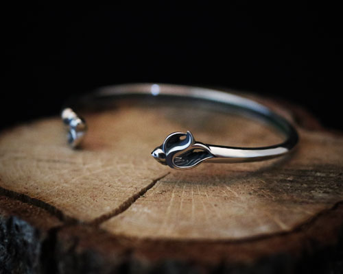 "Imagination" Bangle-SILVER