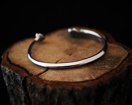 "Imagination" Bangle-SILVER