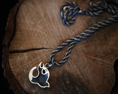 "Imagination" Necklace -SILVER