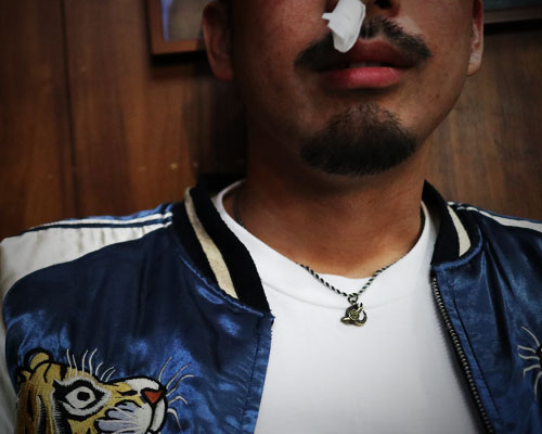 "Imagination" Necklace -BRASS