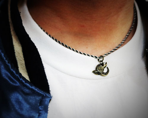 "Imagination" Necklace -BRASS