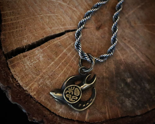 "Imagination" Necklace -BRASS