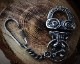SCARY SKULL KEYHOOK  -SILVER