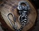 SCARY SKULL KEYHOOK  -SILVER