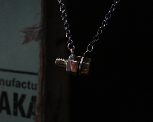 Screw in Bolt Necklace -COMBI
