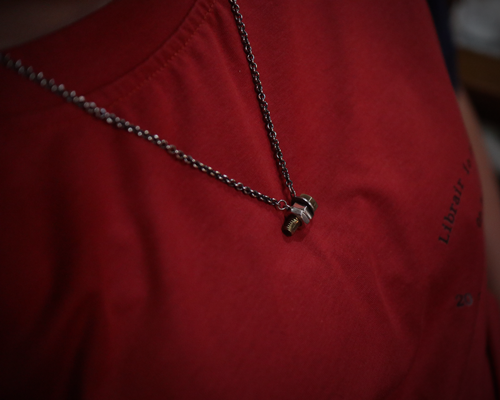 Screw in Bolt Necklace -COMBI