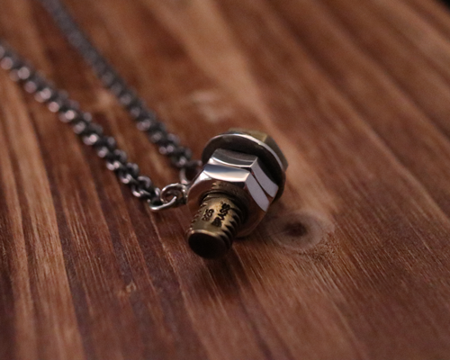 Screw in Bolt Necklace -COMBI