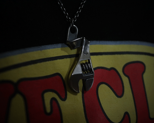 Thunder Bolt Necklace -SILVER