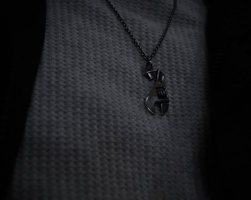 Thunder Bolt Necklace -SILVER