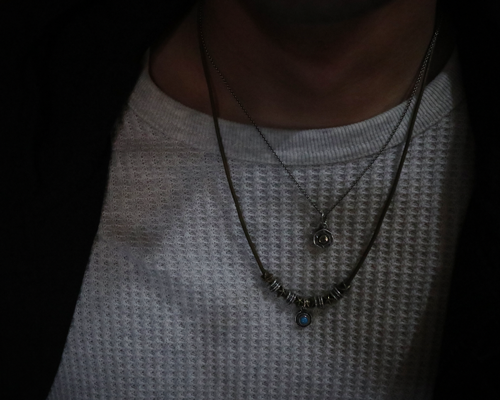 Lock Nut Necklace -SILVER base