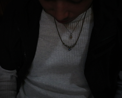 Lock Nut Necklace -SILVER base