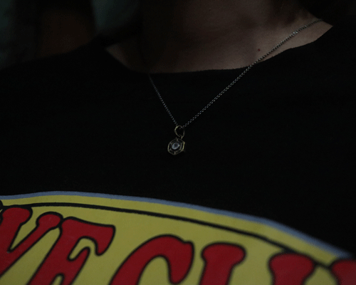 Lock Nut Necklace -BRASS base