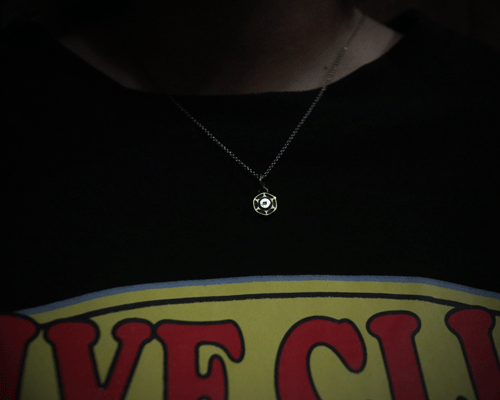 Lock Nut Necklace -BRASS base