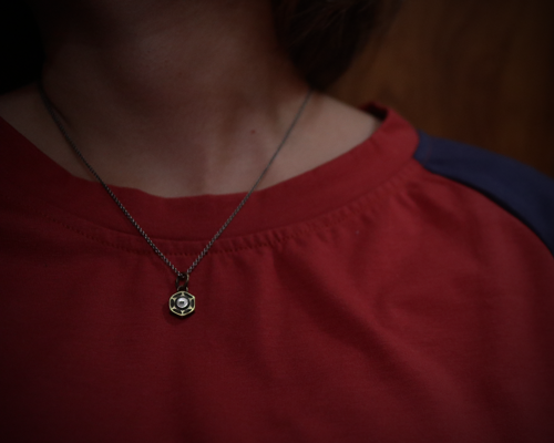 Lock Nut Necklace -BRASS base