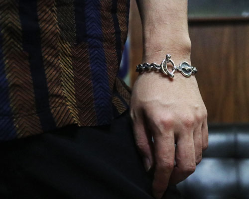 "HALO MARIA" Ovallink-SILVER