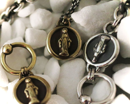 "HALO MARIA" Ovallink-SILVER