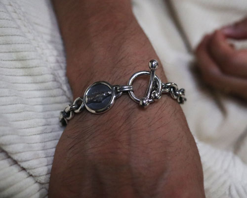 "HALO MARIA" Ovallink-SILVER