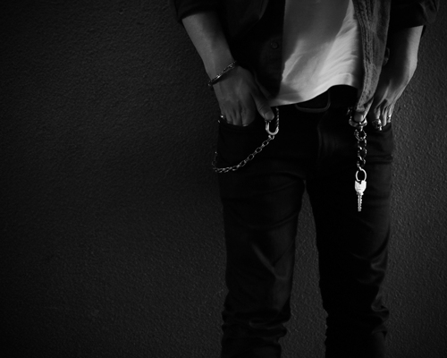 Daddy's"Shackle"K/C -SILVER