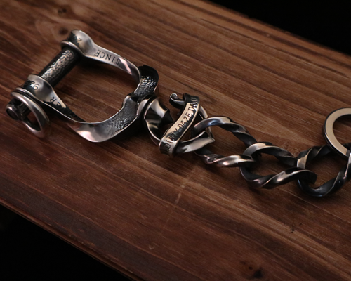 Daddy's"Shackle"K/C -SILVER