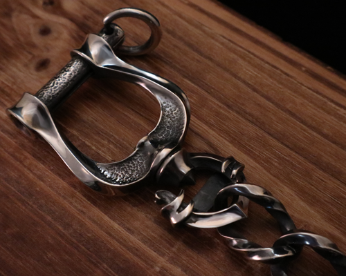 Daddy's"Shackle"K/C -SILVER