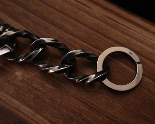 Daddy's"Shackle"K/C -SILVER