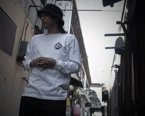 UNCHAIN��L/S��T-SHIRT��/BLACK
