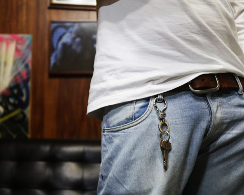 "STARE"KeyHolder -SILVER