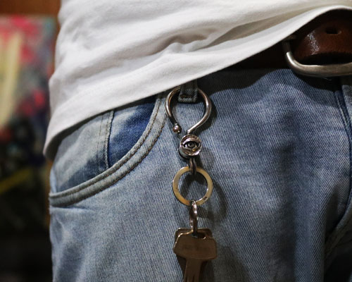 "STARE"KeyHolder -SILVER