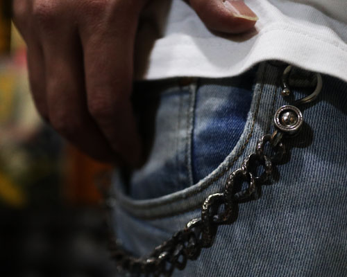 "STARE" DIG KeyChain -SILVER