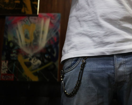 "STARE" EDGY KeyChain -COMBI