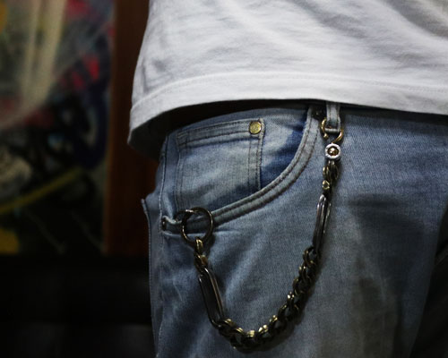 "STARE" EDGY KeyChain -COMBI