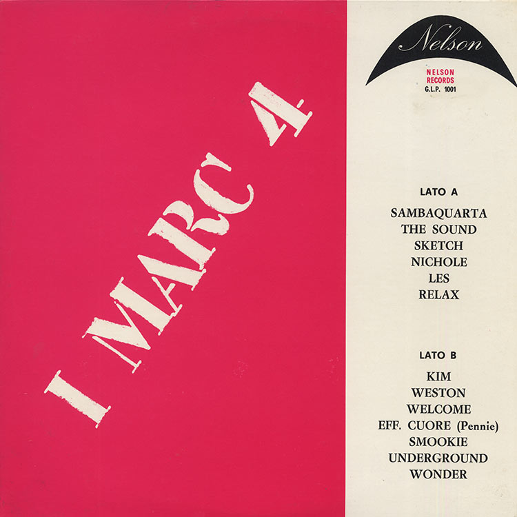 伊LP I Marc 4 Paesaggi FLIES52 Four Flies Records /00260 PAESAGGI | PIERO UMILIANI | Four Flies Records