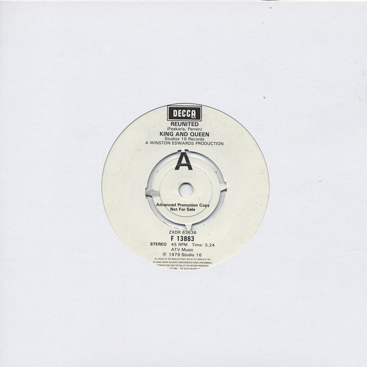 レア！reunited - king and queen 7 / KING AND QUEEN / REUNITED | EL BARRIO DISC STORE