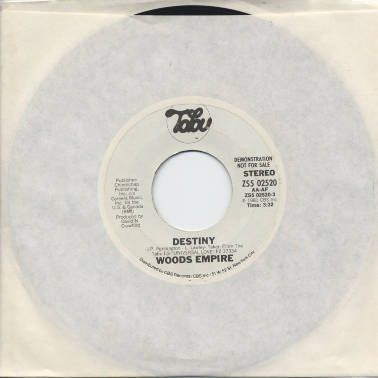 Woods Empire / DESTINY USオリジナル LP Woods Empire - Destiny (Used 7