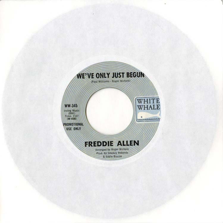 Freddie Allen [Allen “Smokey” Roberds] - We've Only Just Begun