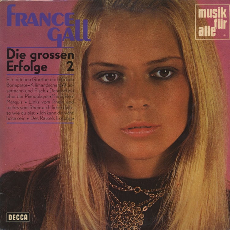 Ihre Grossen Erfolge / France Gall フランスギャル (CD) France Gall (フランス・ギャル) - Die Grossen Erfolge 2 (Used