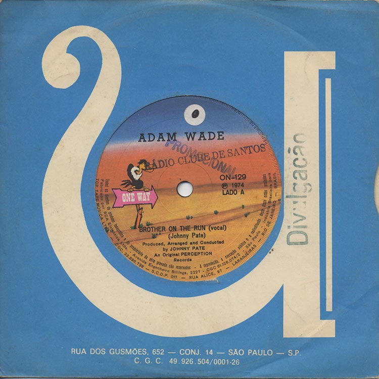 洋楽 Johnny Pate / Brother On The Run / CD Adam Wade / Johnny Pate - Brother On The Run (Used 7