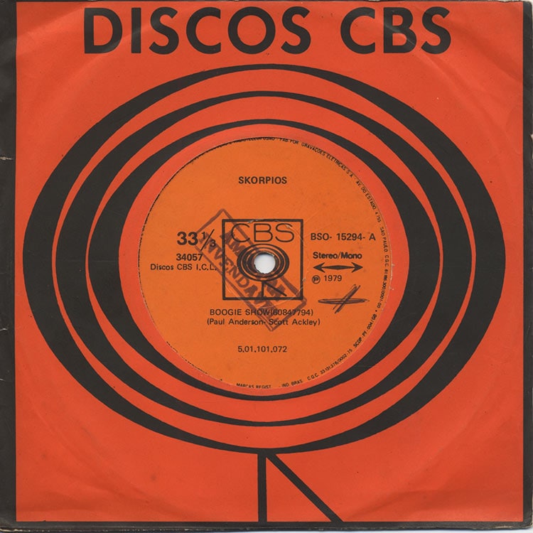 Skorpios - Boogie Show / Nobody's Lookink At Me (Used 7