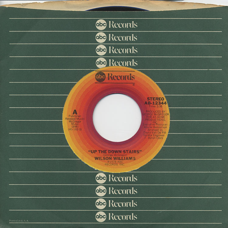 Wilson Williams 『Up The Downstairs 』 Wilson Williams – Up The Downstairs – Vinyl (LP, Album