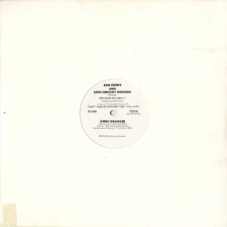 その他 gerri granger can't take my eyes off you Gerri Granger – Can't Take My Eyes Off You / Hot Ta Trot