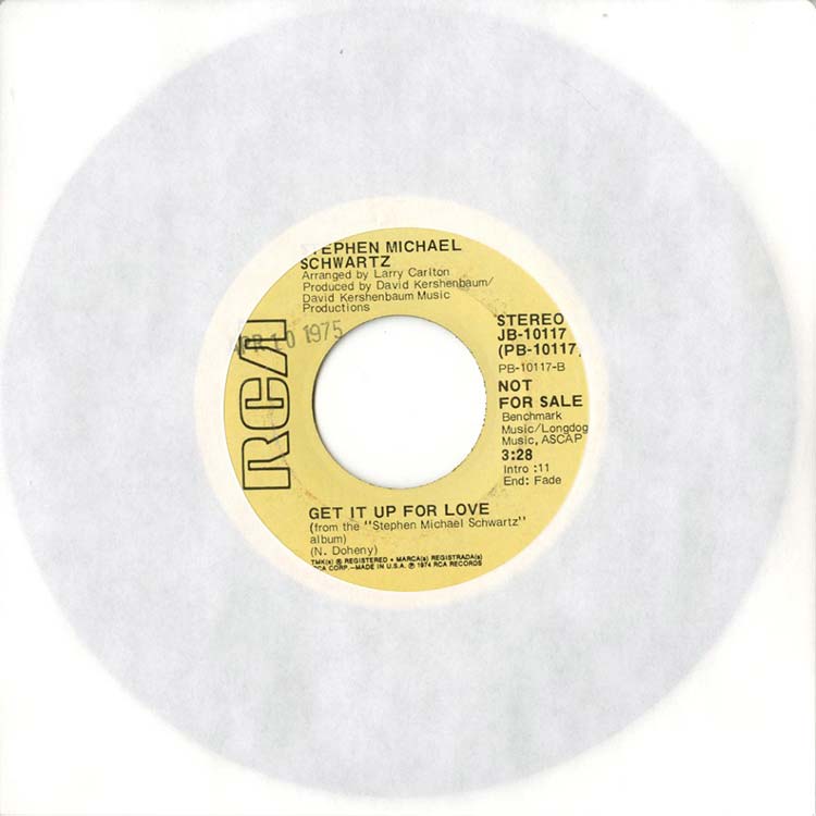 Stephen Michael Schwartz - Get It Up For Love / Easily (Used