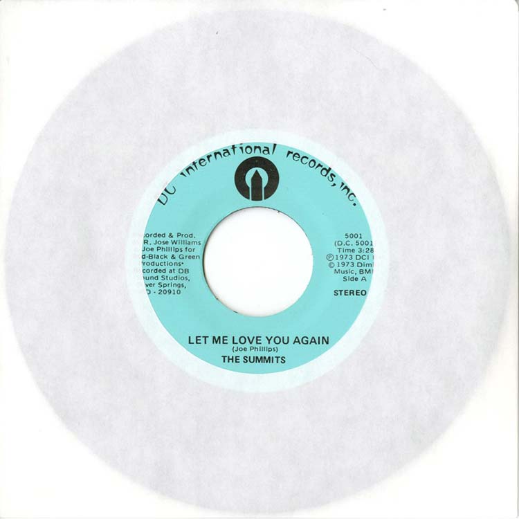Summits, The - Let Me Love You Again / It Takes Two (Used 7