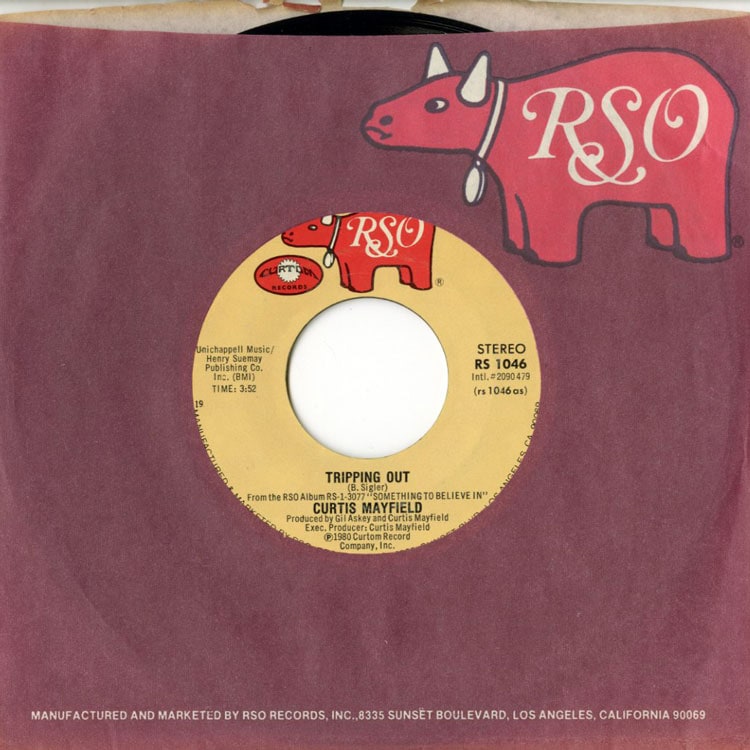 Curtis Mayfield / Tripping Out 12インチレコード Curtis Mayfield / Tripping Out レコード12インチ CURTIS