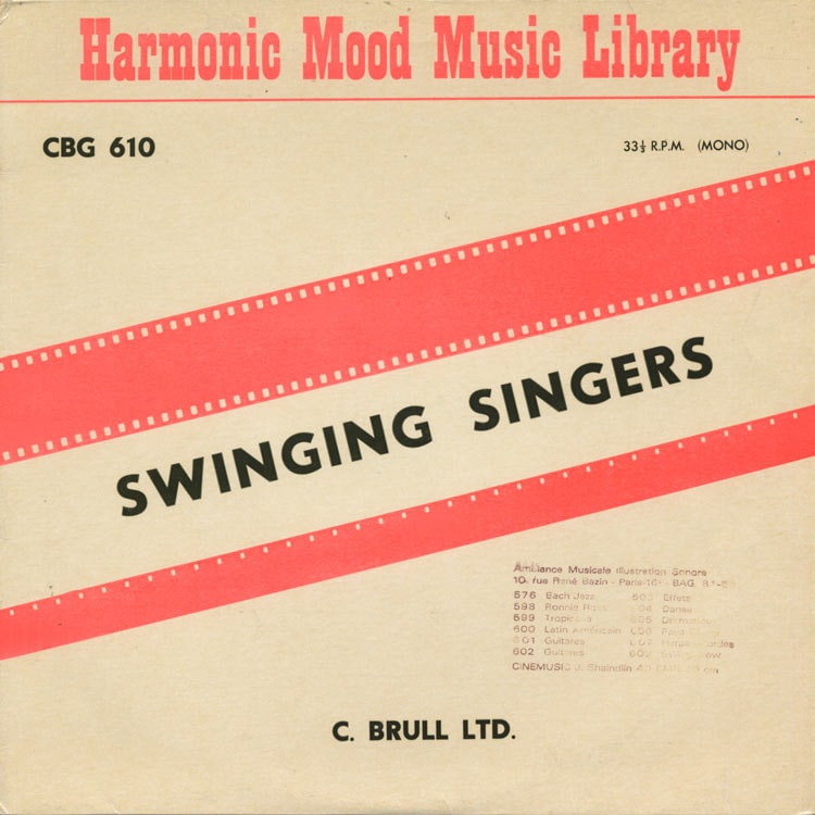 V.A. (P. Covent, W. Fruth etc) - Swinging Singers [Harmonic Mood