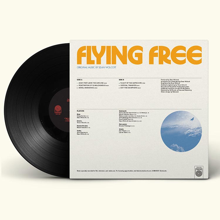 Sean Wolcott (ショーン・ウォルコット) - Flying Free (New LP