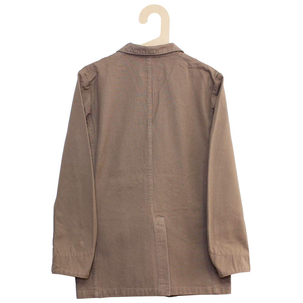 良品M☆DOLMENフランス製コットンテーラードジャケット Dolmen (ドルメン) - Work Tailored Jacket (ワークジャケット) (Beige