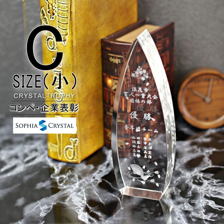 クリスタルトロフィー 【CR-24C】