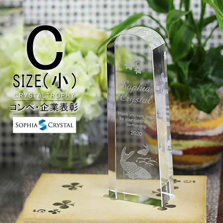 クリスタルトロフィー 【CR-26C】